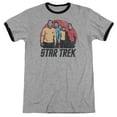 thumbnail image 1 of Star Trek Landing Party Adult Ringer Heather Black, 1 of 1