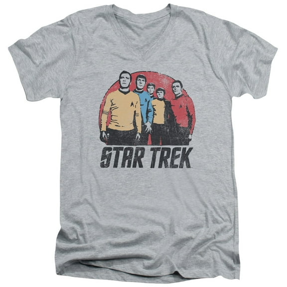 Star Trek - Landing Party - Slim Fit V Neck Shirt - Medium