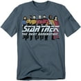 thumbnail image 1 of Star Trek Line Up Officially Licensed Adult T-Shirt 2XL, 1 of 7