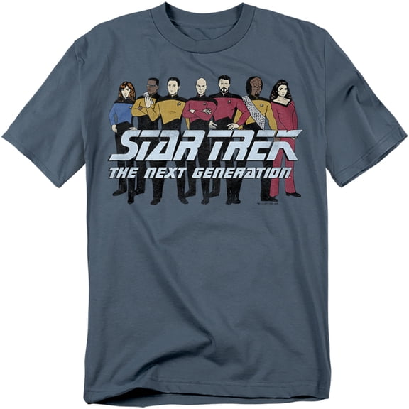Star Trek Line Up Officially Licensed Adult T-Shirt S