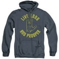 thumbnail image 1 of Star Trek Live Long Hand Adult Heather Hoodie Sweatshirt Navy, 1 of 1