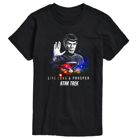 Star Trek - Spock Live Long Prosper - Men's Short Sleeve Graphic T-Shirt
