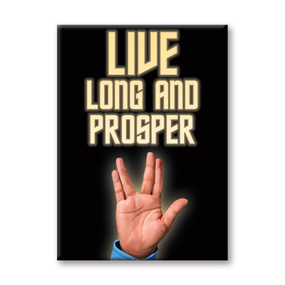 Star Trek Live Long and Prosper Magnet