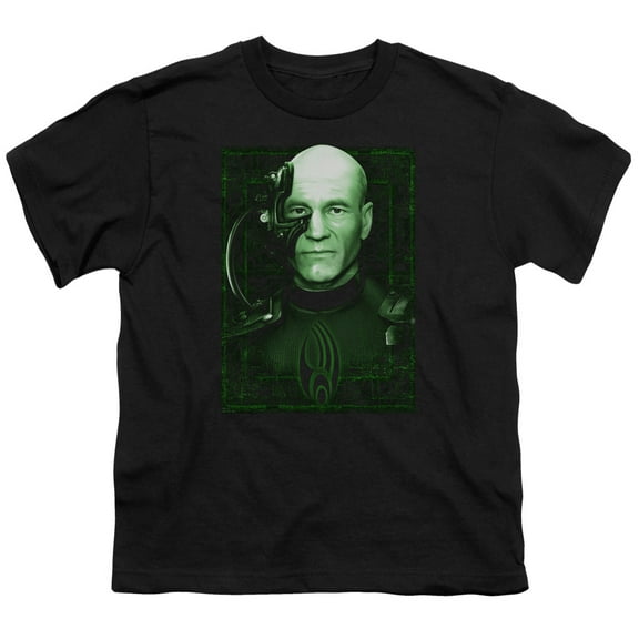 Star Trek - Locutus Of Borg - Youth Short Sleeve Shirt - X-Large