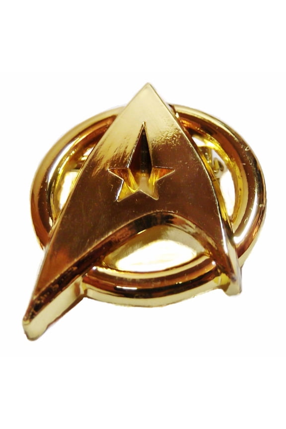 Logo Gold Metal Communicator Badge Replica Pin