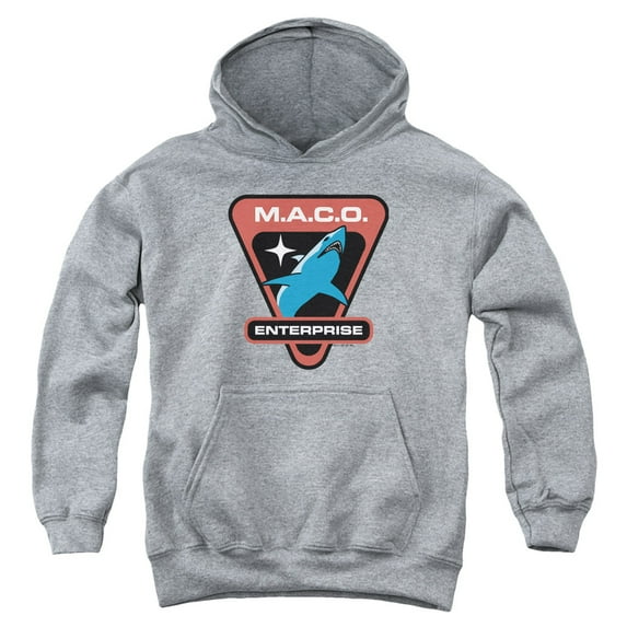 Star Trek Maco Patch Big Boys Youth Pullover Hoodie