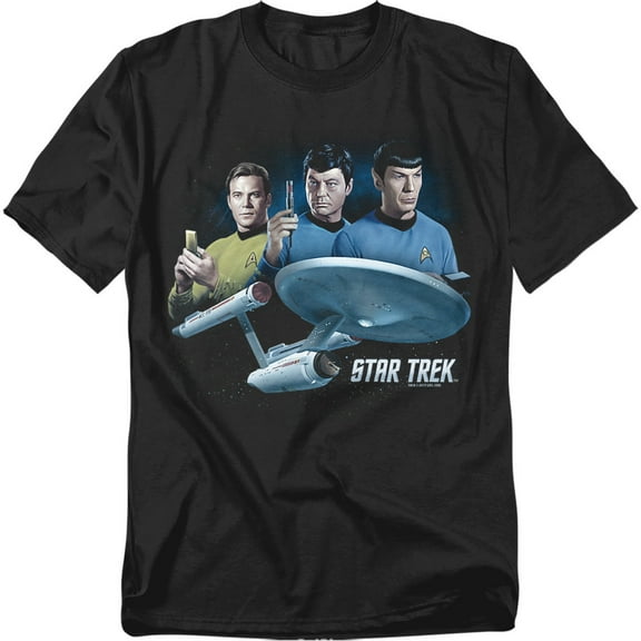 Star Trek Main Three Officially Licensed Adult T-Shirt S