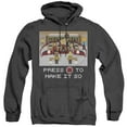 thumbnail image 1 of Star Trek Make It So Pixel Adult Heather Hoodie Sweatshirt Black, 1 of 1