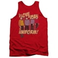 thumbnail image 1 of Star Trek Man In Uniform Adult Tank Top Red, 1 of 1