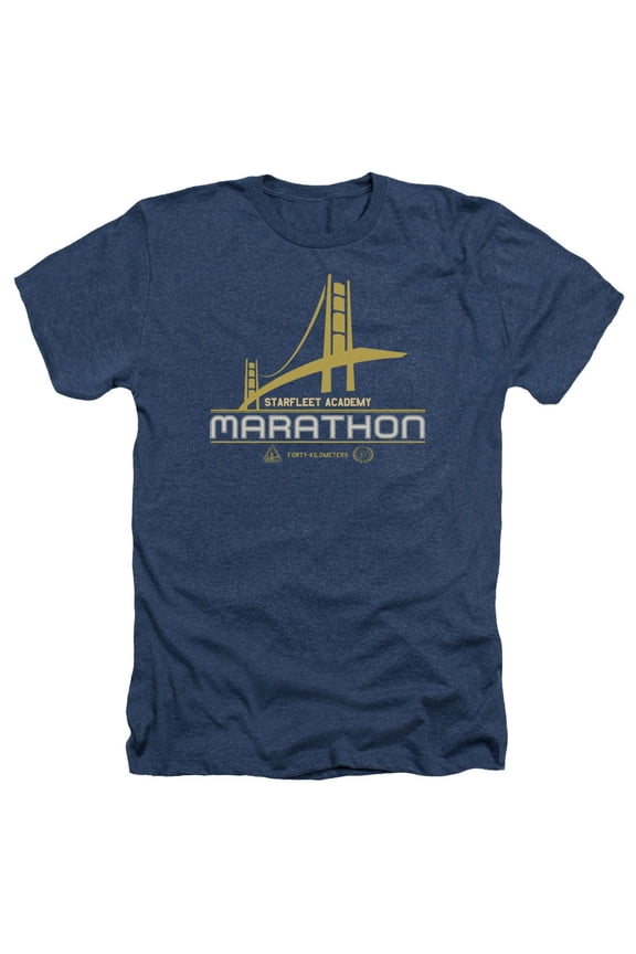 Star Trek - Marathon Logo - Heather Short Sleeve Shirt - Small
