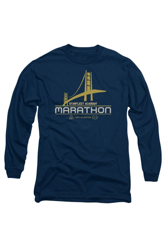 Star Trek - Marathon Logo - Long Sleeve Shirt - Large