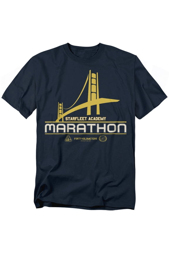 Star Trek Marathon Logo Officially Licensed Adult T-Shirt L