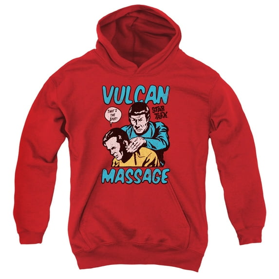 Star Trek - Massage - Youth Hooded Sweatshirt - Large