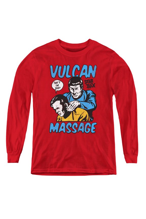 Star Trek - Massage - Youth Long Sleeve Shirt - Large