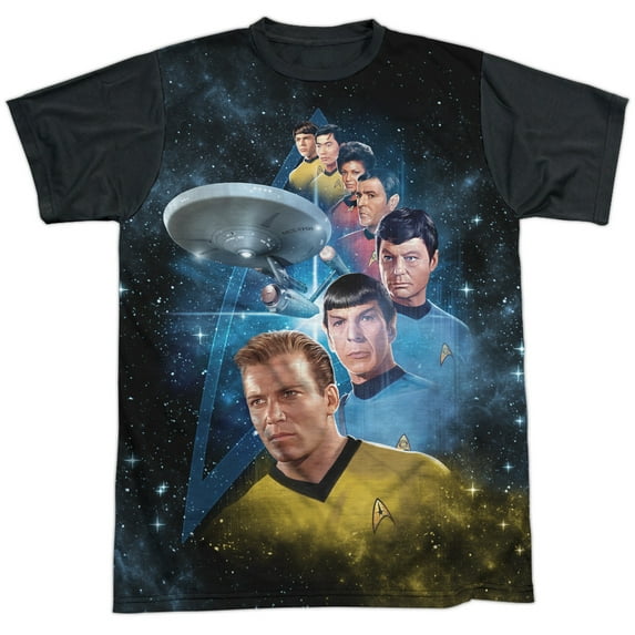 Star Trek Men's Among The Stars Sublimation T-shirt XX-Large White
