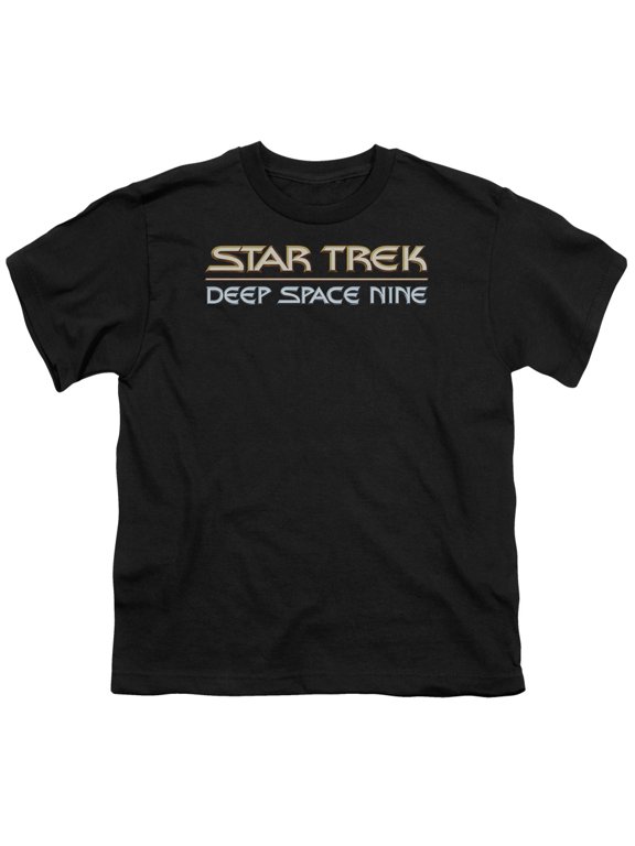 Star Trek Men's Deep Space Nine Logo Youth T-shirt Black
