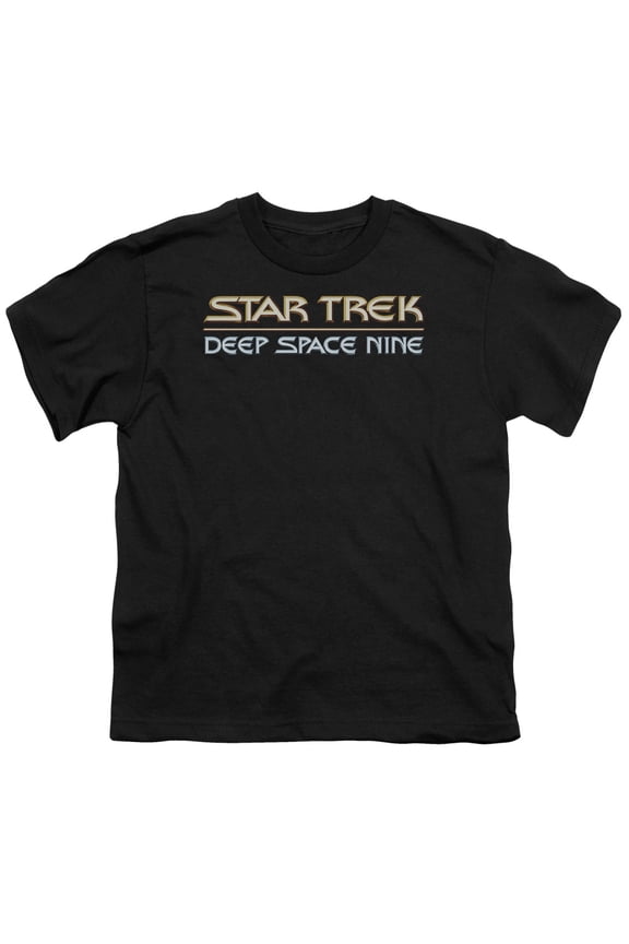 Star Trek Men's Deep Space Nine Logo Youth T-shirt Black