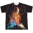 thumbnail image 1 of Star Trek Men's  Fist Contact Poster  Sublimation T-shirt White, 1 of 2