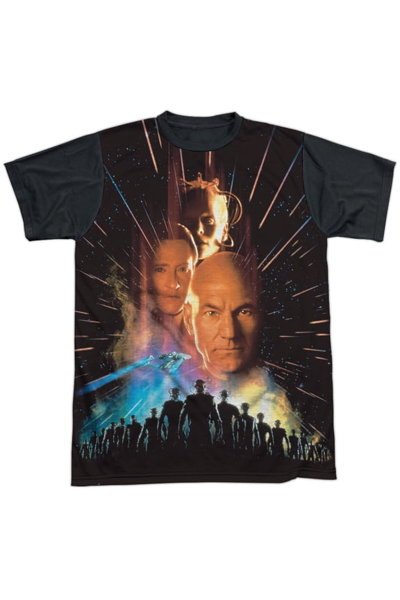 Men's Fist Contact Poster Sublimation T-shirt White