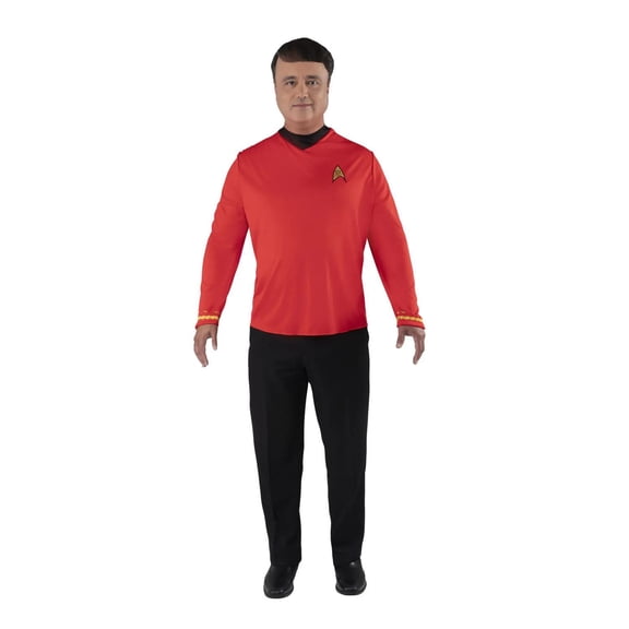Star Trek Men's Halloween Costume Shirt - Black One Size Fits Most