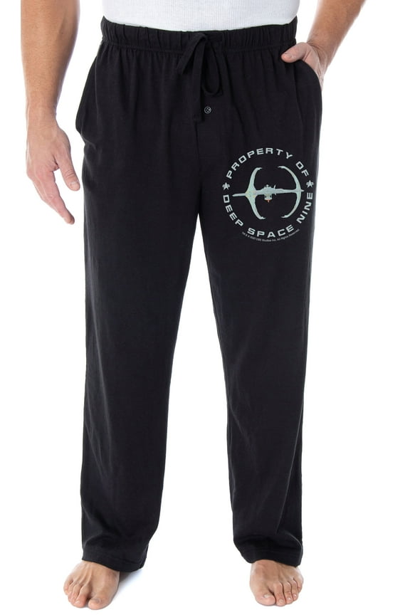 Star Trek Men's Property Of Deep Space Nine Space Station Lounge Pajama Pants