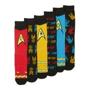 Star Trek Mens Socks, 6-Pack