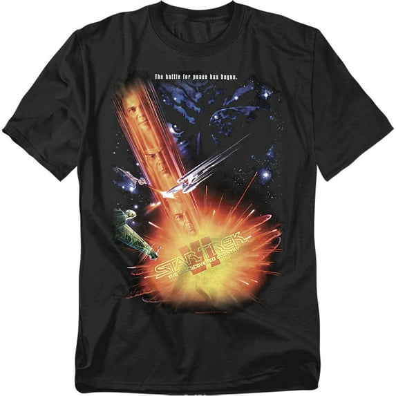 Star Trek Men's The Undiscovered Country T-shirt X-Large Black