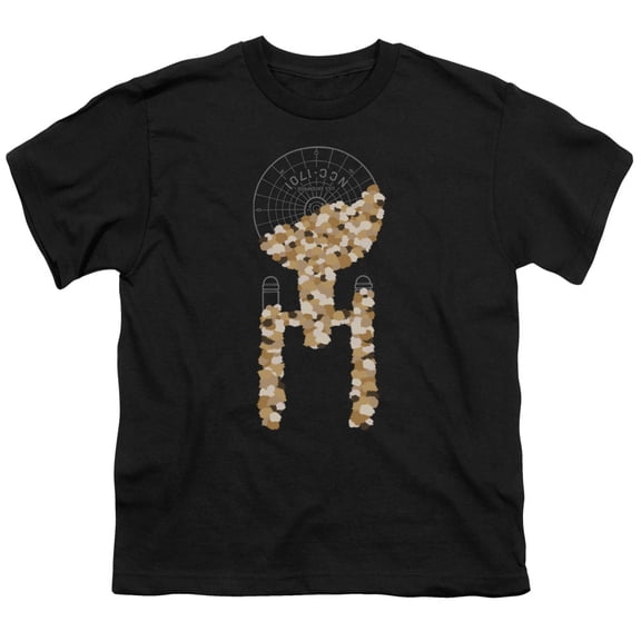 Star Trek Men's  Tribble Takeover Youth T-shirt Black