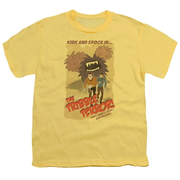 Star Trek Men's Tribble Threat Youth T-shirt Banana