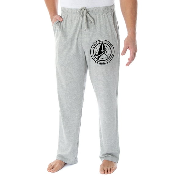 Star Trek Men's U.S.S Discovery United Federation Of Planets Pajama Pants