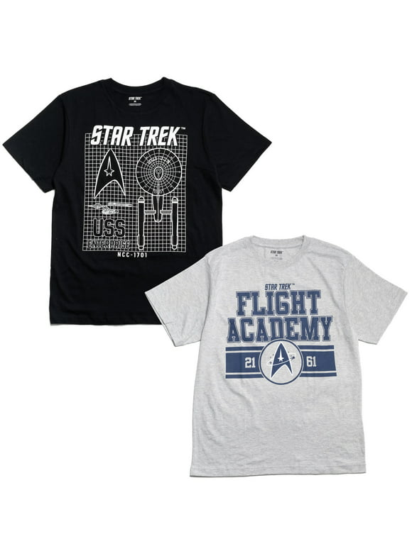 Star Trek Mens 2 Pack T-Shirts