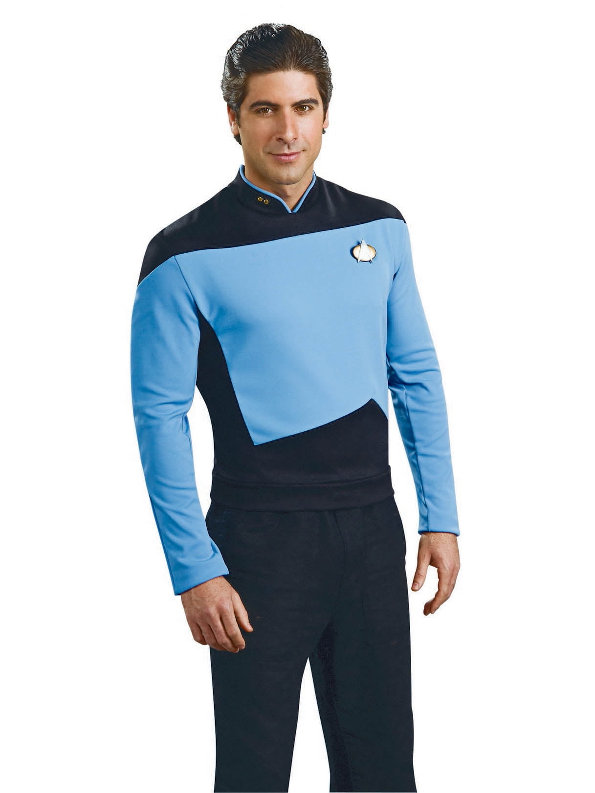 Star Trek Mens Deluxe Science Uniform Costume