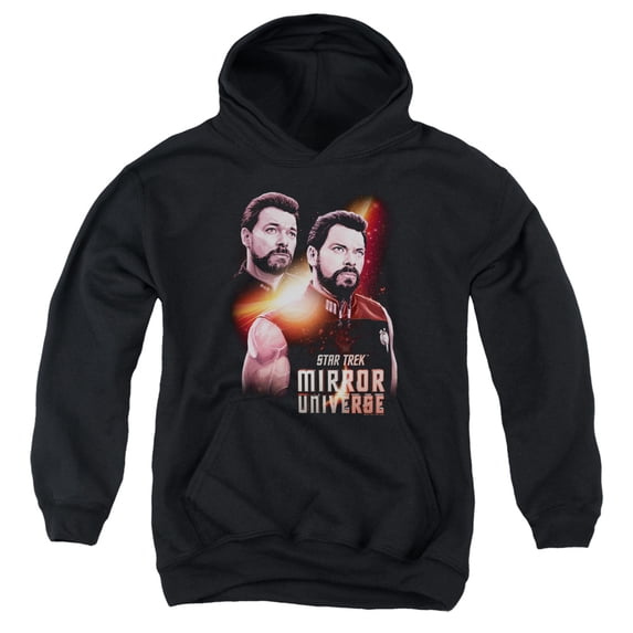 Star Trek - Mirror Riker - Youth Hooded Sweatshirt - Small
