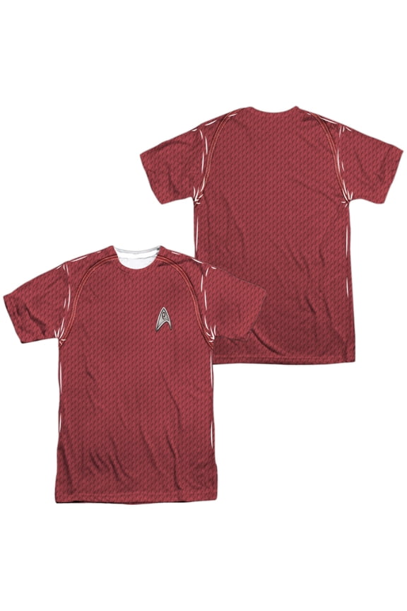 Movie Engineering Uniform Unisex Adult Sublimated Costume T Shirt (Front/Back), Small Multicolor