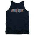 thumbnail image 1 of Star Trek-Multi Colored Logo - Adult Tank Top - Navy- Medium, 1 of 1