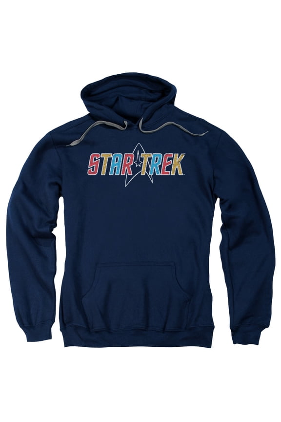 Star Trek - Multi Colored Logo - Pull-Over Hoodie - XX-Large