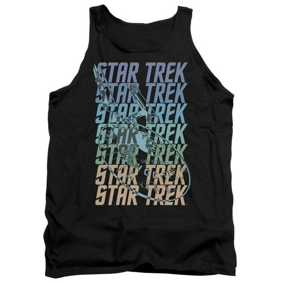 Star Trek - Multi Logo Enterprise - Tank Top - Large