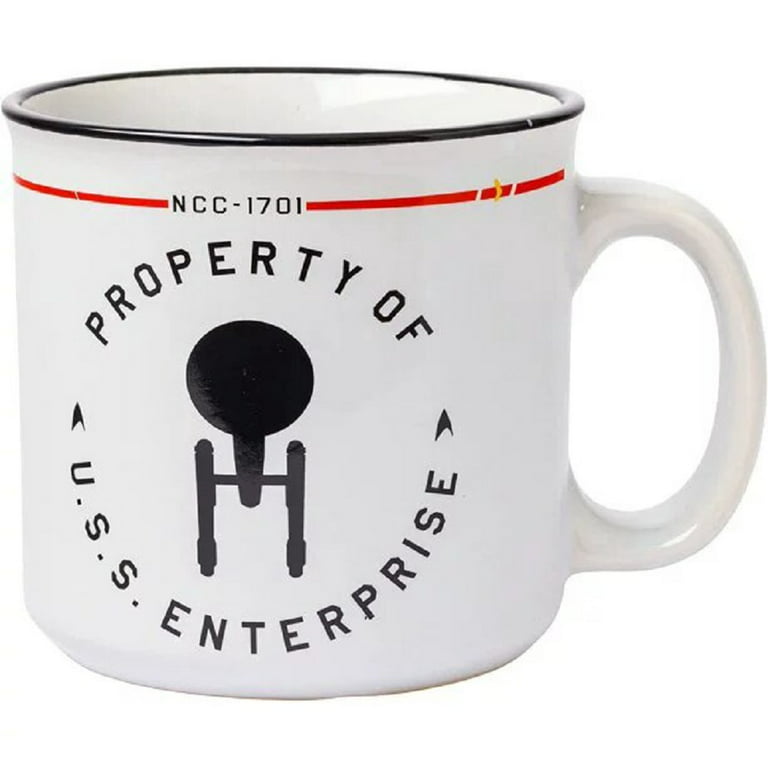 Pair of Star Trek Coffee Mugs to Boldly Go Where No Man Has Gone Before CBS  TV Studios Original Series Discontinued Design USS Enterprise -  Denmark