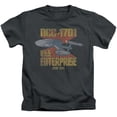thumbnail image 1 of Star Trek Ncc1701 Youth 18/1 T-Shirt Charcoal, 1 of 1