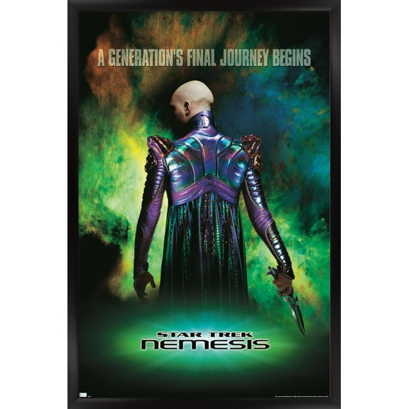 Star Trek: Nemesis - One Sheet Wall Poster, 22.375" x 34" Framed