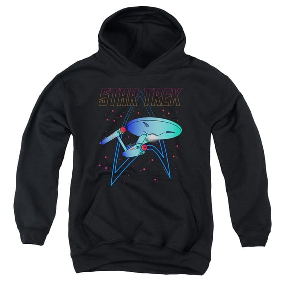 Star Trek - Neon Trek - Youth Hooded Sweatshirt - Large