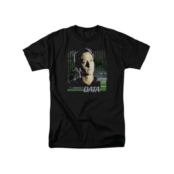 Star Trek Next Generation Lieutenant Commander Data Sci Fi TV Show T-Shirt Tee