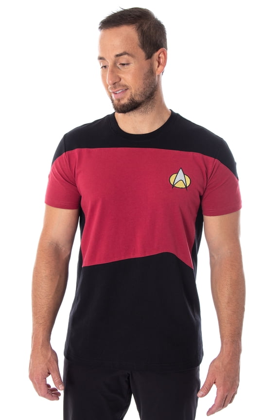 Star Trek Next Generation Men's Picard Uniform Costume Short Sleeve T-Shirt
