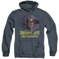 thumbnail image 1 of Star Trek Not A Hair Dresser Adult Heather Hoodie Sweatshirt Navy, 1 of 1