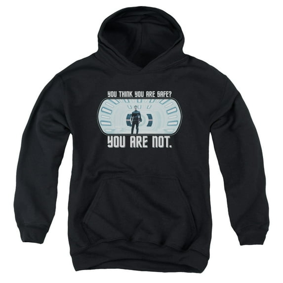Star Trek - Not Safe - Youth Hooded Sweatshirt - Medium