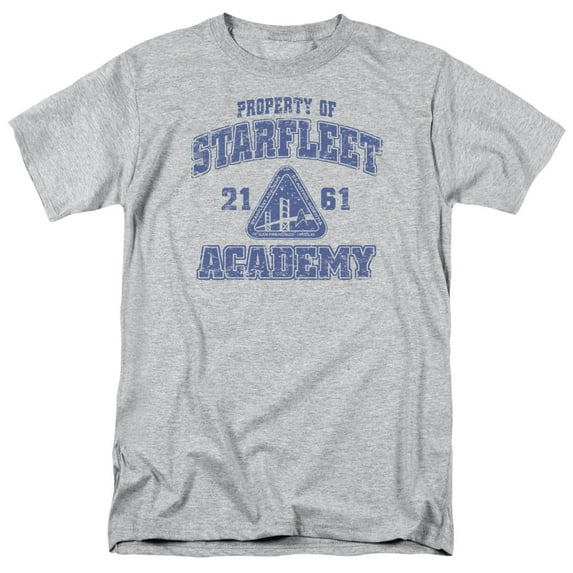 Star Trek Men's Old School T-shirt Small Heather Gray