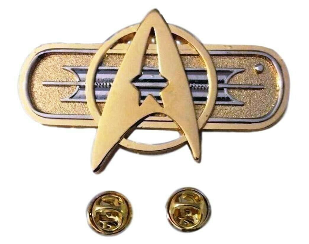 Star Trek Original Movie Deluxe Federation Metal Insignia Chest Pin 