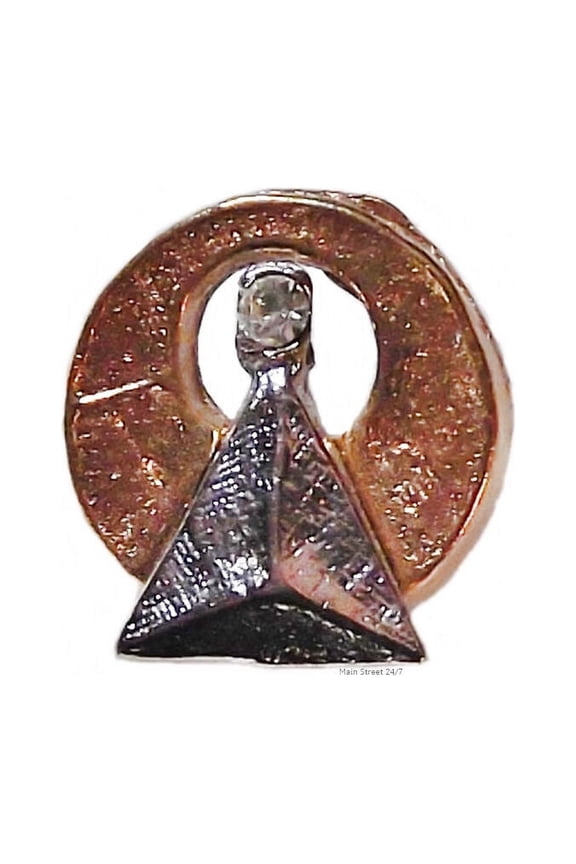 Star Trek Original Series Mini Vulcan IDIC Silvertone/Goldtone 1/2" Pin
