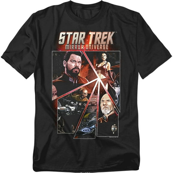 Star Trek Panels Officially Licensed Adult T-Shirt L
