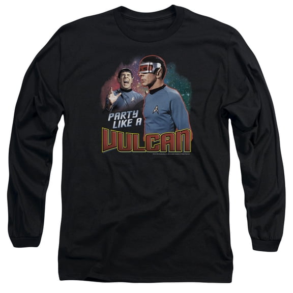 Star Trek - Party Like A Vulcan - Long Sleeve Shirt - XX-Large